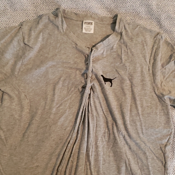 PINK  by Victoria Secret, nightie short sleeve top - Picture 1 of 3